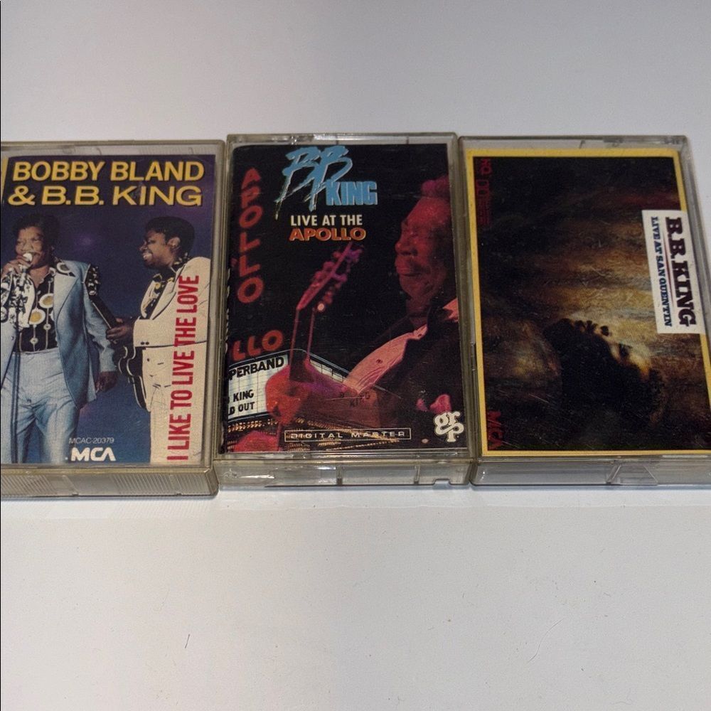 Three B.B. King Cassette Tape Collection